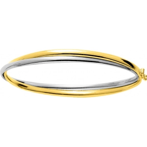 Pulsera flexible 18Kt bicolor 499.79N