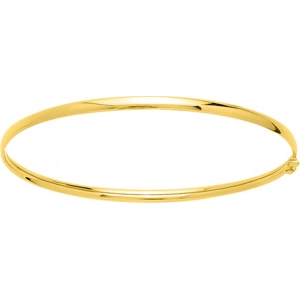 Pulsera flexible 18Kt Oro Amarillo 499.8VT Lua blanca