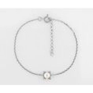 Pulsera perla cultivada en agua dulce Plata 925 rh Lua Blanca 456922.0