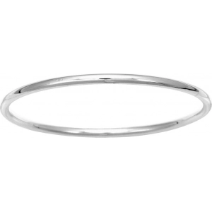 Pulsera redonda 3.5mm Plata 925 426557.60 Talla 60 Lua blanca