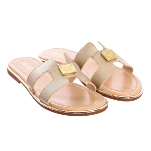 SALLY 511 - Sandalia estilo Slipper mujer Talla: 35 Color: Dorado Liu Jo 