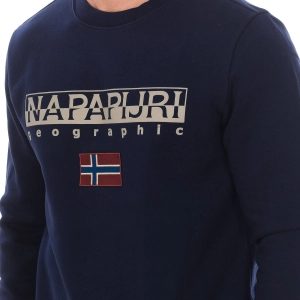 Sudadera B-Ayas manga larga y cuello redondo Napapijri NP0A4GJ9 hombre Talla: L Color: Azul