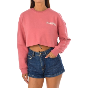 Sudadera B-ROEN CROPPED manga larga y cuello redondo Napapijri GA4FS9 mujer Talla: S Color: Rosa 