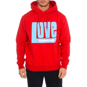 Sudadera con capucha Dsquared2 S71GU0549-S25030 hombre Talla: L Color: Rojo 