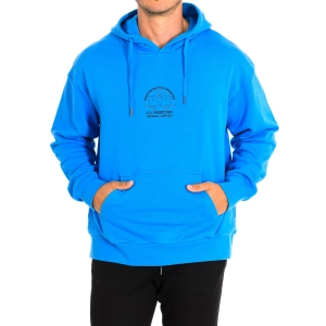 Sudadera con Capucha La Martina TMF603-FP533 hombre Talla: S Color: Azul