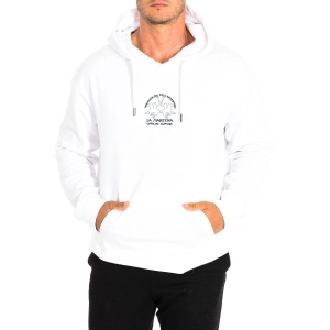 Sudadera con Capucha La Martina TMF603-FP533 hombre Talla: S Color: Blanco