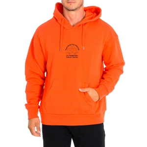 Sudadera con Capucha La Martina TMF603-FP533 hombre Talla: S Color: Naranja