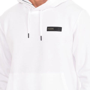 Sudadera con capucha Plein Sport FIPSC608 hombre Talla: XXL Color: Blanco