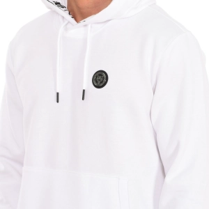 Sudadera con capucha Plein Sport FIPSC610 hombre Talla: XXL Color: Blanco