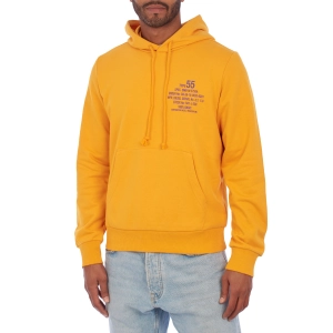 Sudadera con Capucha y Estampado Diesel A06500-00HAYT hombre Talla: XXL Color: Amarillo