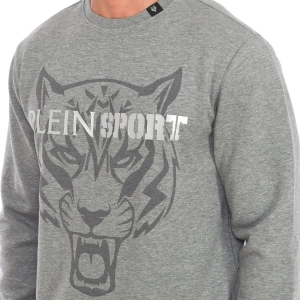 Sudadera de manga larga y cuello redondo Plein Sport FIPSG600 hombre Talla: XXL Color: Gris