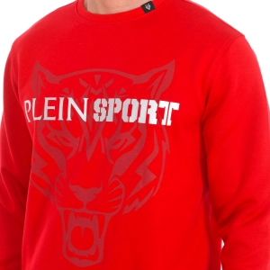 Sudadera de manga larga y cuello redondo Plein Sport FIPSG600 hombre Talla: XXL Color: Rojo