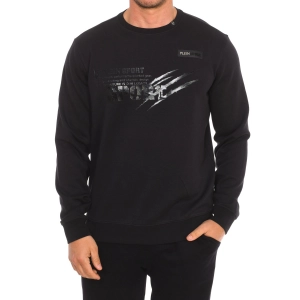 Sudadera de manga larga y cuello redondo Plein Sport FIPSG601 hombre Talla: XXL Color: Negro