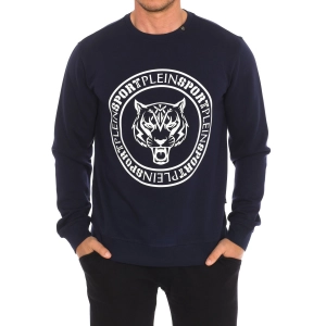 Sudadera de manga larga y cuello redondo Plein Sport FIPSG603 hombre Talla: L Color: Azul