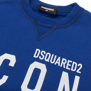 Sudadera Relax Icon Cuello Redondo Dsquared2 DQ049UD0-02YDQ Niño Talla: 6 AÑOS Color: Azul