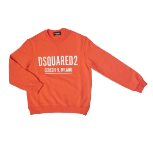 Sudadera Relax Icon Cuello Redondo Dsquared2 DQ1094D0-02YDQ Niño Talla: 6 AÑOS Color: Naranja