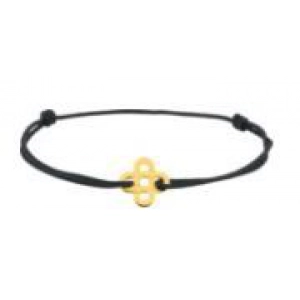 Pulsera cordon oro amarillo 18Kt Lua Blanca 5.0449.89.0