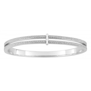 Pulsera  circonita  Plata 925 rh Lua Blanca 456906.9.0