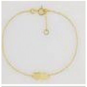 Pulsera 18Kt Oro Amarillo Lua Blanca 5.0516.89.0