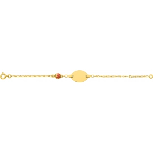 Pulsera bebé 18Kt Oro Amarillo 604B6.14 Talla 14