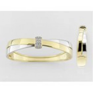 Pulsera circonitas rodiado chapado en oro Lua Blanca 256979.9.0 133523.1.0