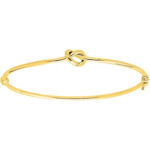 Con bisagras Pulsera 9Kt Oro Amarillo 9K357.1 Lua blanca