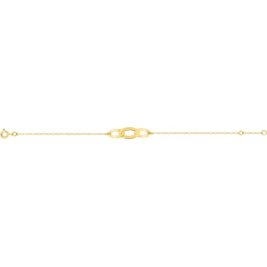 Pulsera oro amarillo 18Kt Lua Blanca 5.0524.89.0