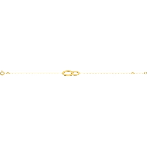 Pulsera oro amarillo 18Kt Lua Blanca 5.0525.89.0