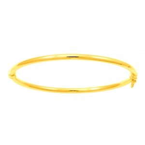 Pulsera 9Kt Oro Amarillo 9K352.1 Lua blanca