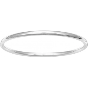 Pulsera redonda 4mm Plata 925 303102.60 Talla 60 Lua blanca