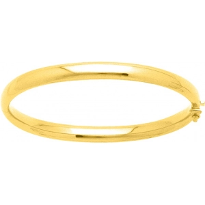 Pulsera sólido 18Kt Oro Amarillo 372M6GM Lua blanca