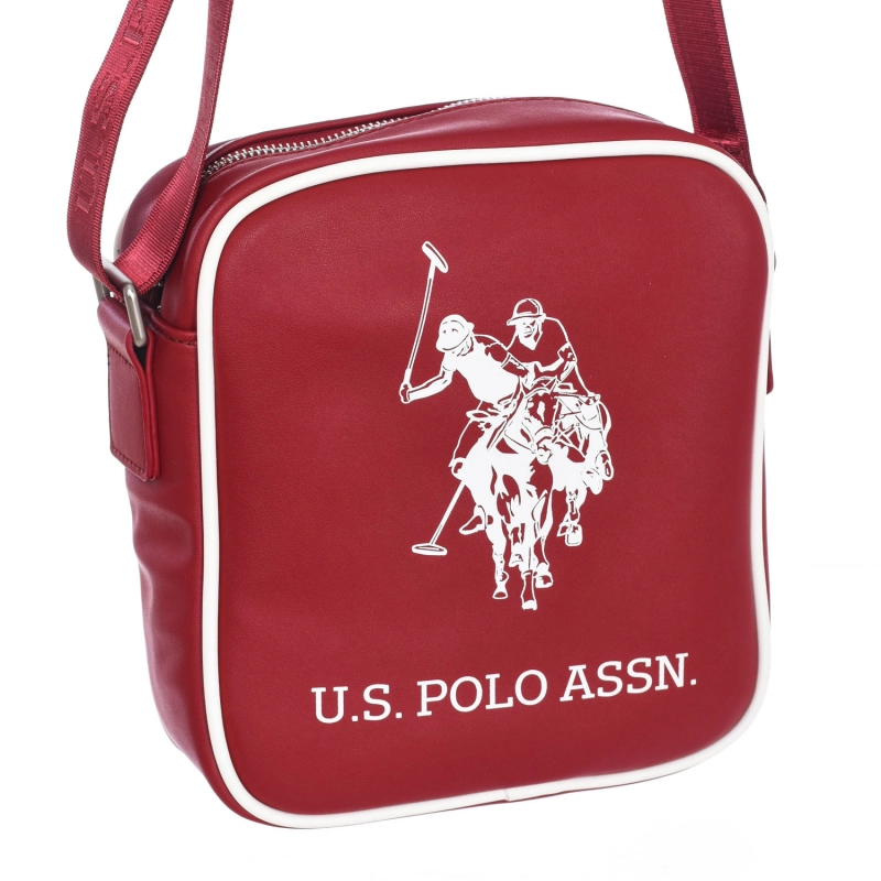 Bandolera U.S. POLO ASSN. BEUM66021MVP hombre Color: Granate