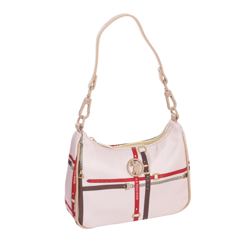 Bolso baguette U.S. POLO ASSN. BEUHU5912WIP mujer Color: Beige