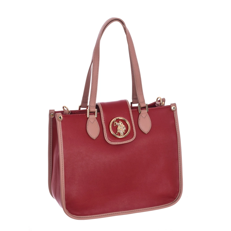 Bolso de mano U.S. POLO ASSN. BIUS55624WVP mujer Color: Granate