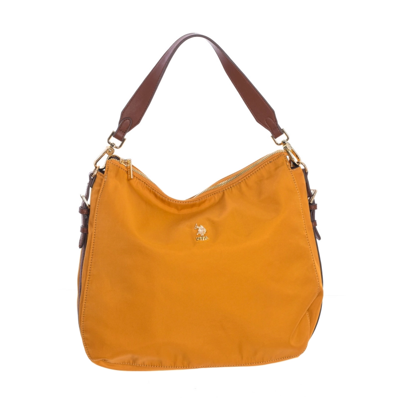 Bolso hobo U.S. POLO ASSN. BEUDD5386WUP mujer Color: Naranja