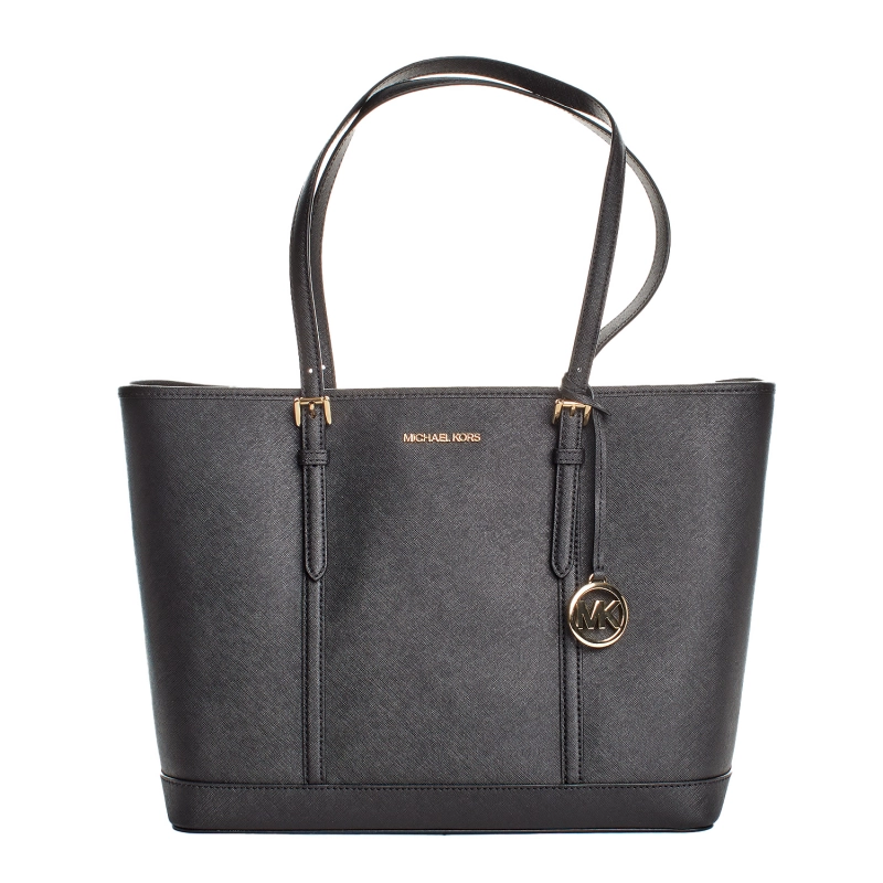 Bolso Tote Jet Set Travel Michael Kors 35F0GTVT9L mujer Color: Negro