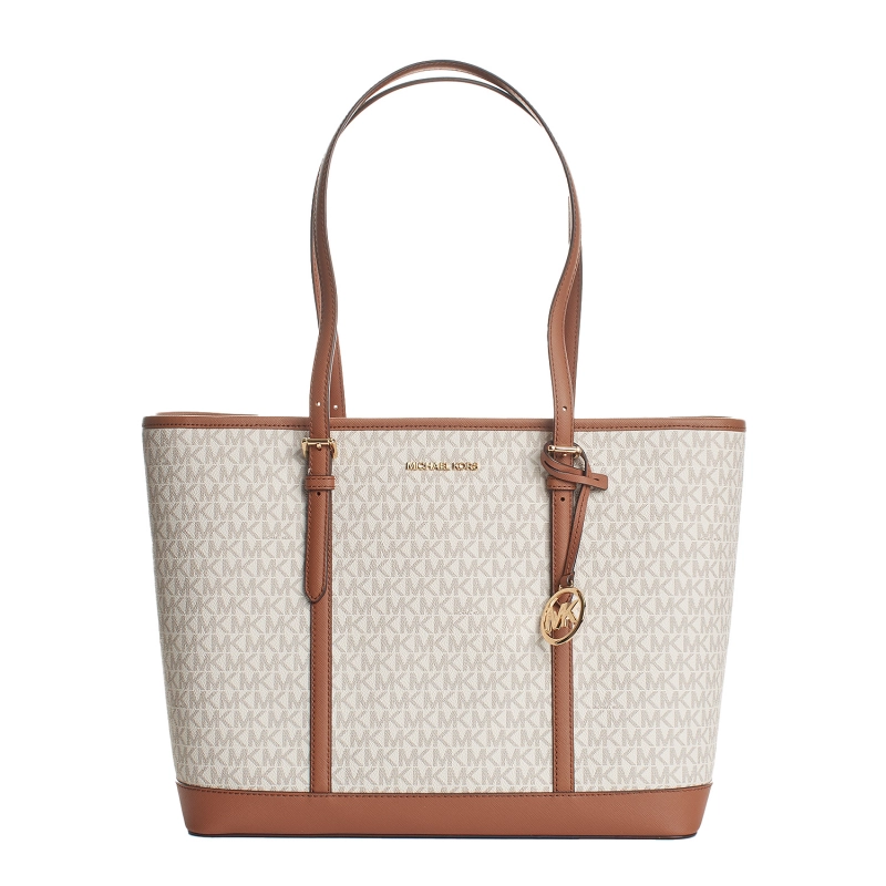 Bolso Tote Jet Set Travel Michael Kors 35T0GTVT3V mujer Color: Crema