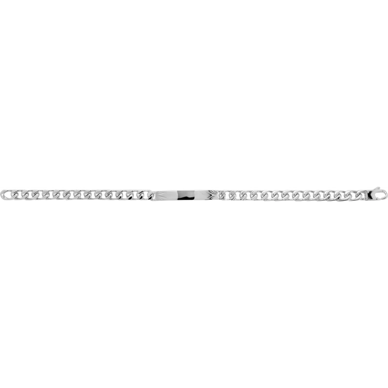 Pulsera bebé 5mm Plata 925 427415.89.18 Talla 18 Lua blanca