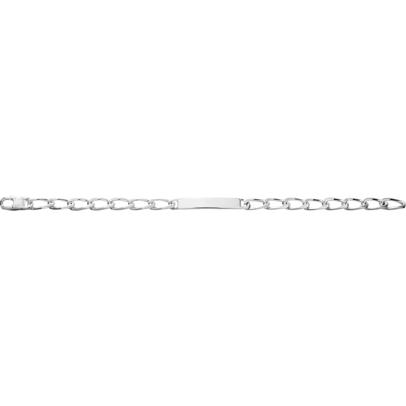 Pulsera caballero 5mm Plata 925 427412.89.19 Talla 19 Lua blanca