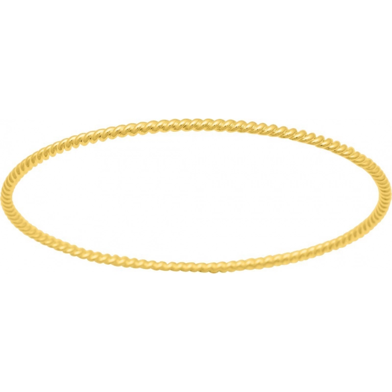 Pulsera chapado en oro 226126.60 Talla 60 Lua blanca