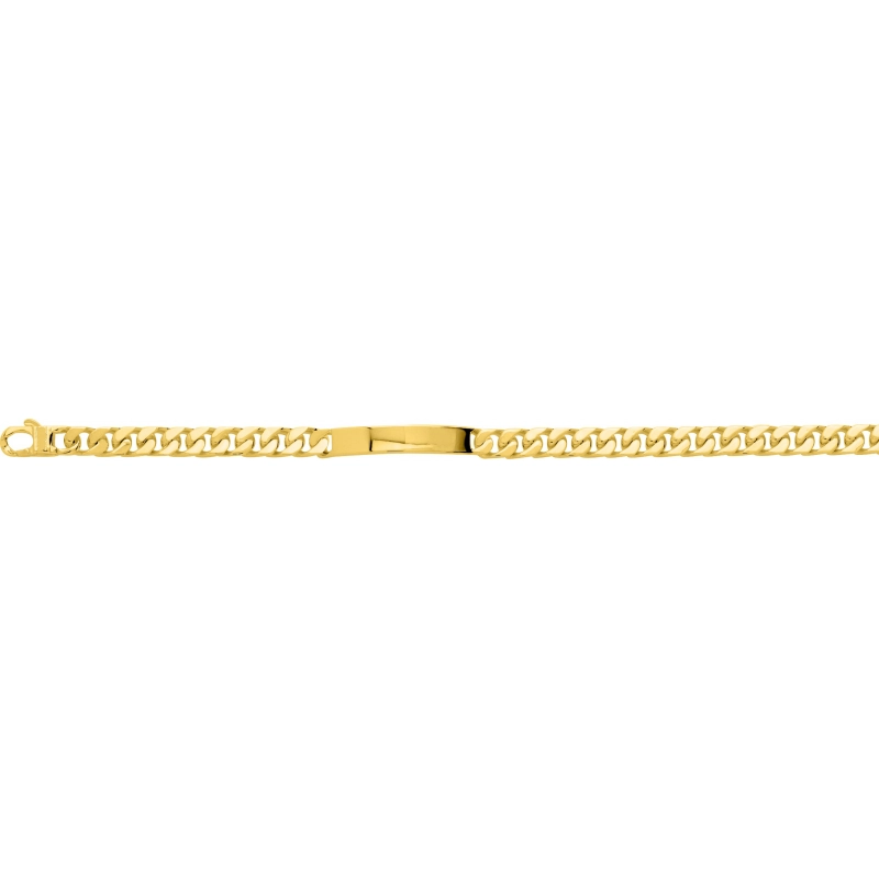 Pulsera chapado en oro 227457.89.18 Talla 18 Lua blanca