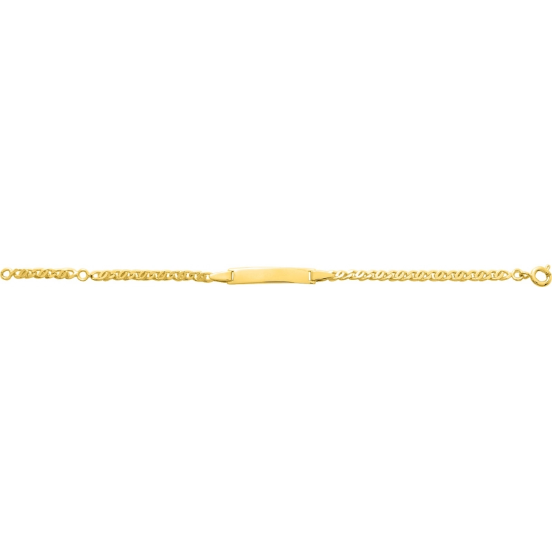 Pulsera chapado en oro 227447.89.15 Talla 15 Lua blanca