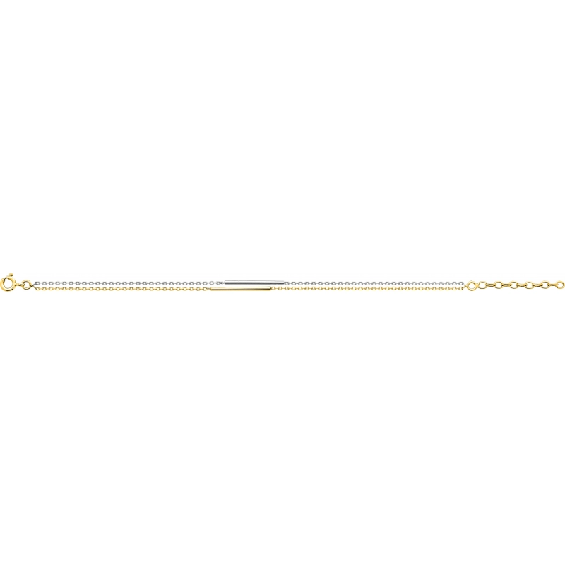 Pulsera chapado en oro Lua Blanca 256828.0