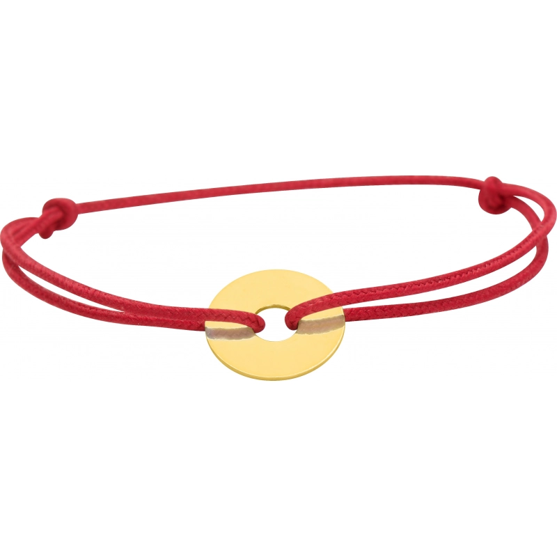 Pulsera con 9Kt Oro Amarillo 0M0157.0 Lua blanca