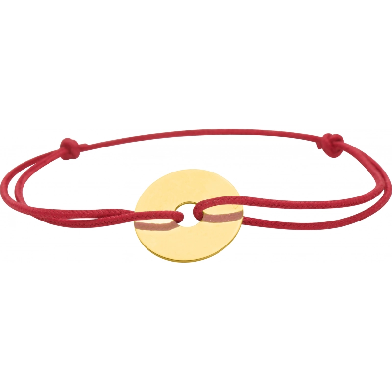 Pulsera con 9Kt Oro Amarillo 0M0158.0 Lua blanca