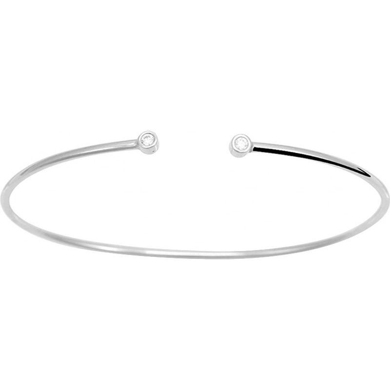 Pulsera con circonita cúbica Plata 925 426208.9 Lua blanca