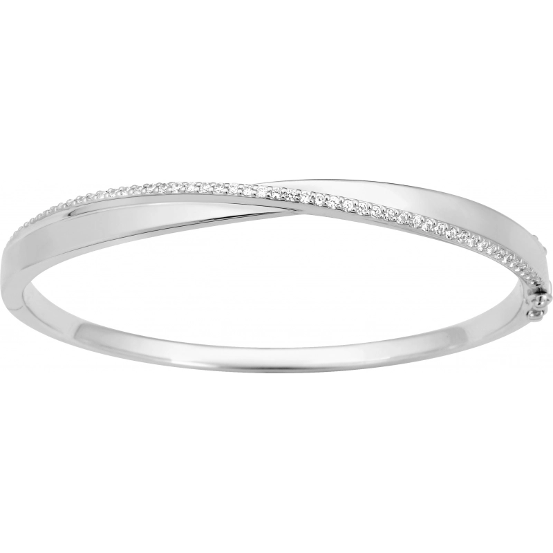 Pulsera con circonita cúbica Plata 925 BUEY44G Lua blanca