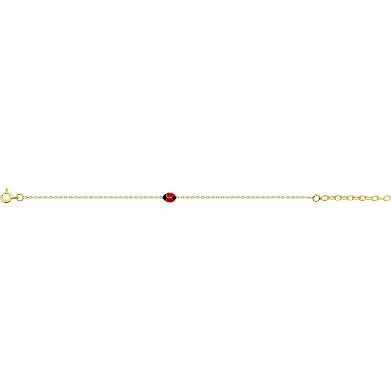 Pulsera con lacado chapado en oro Lua Blanca 256870.0