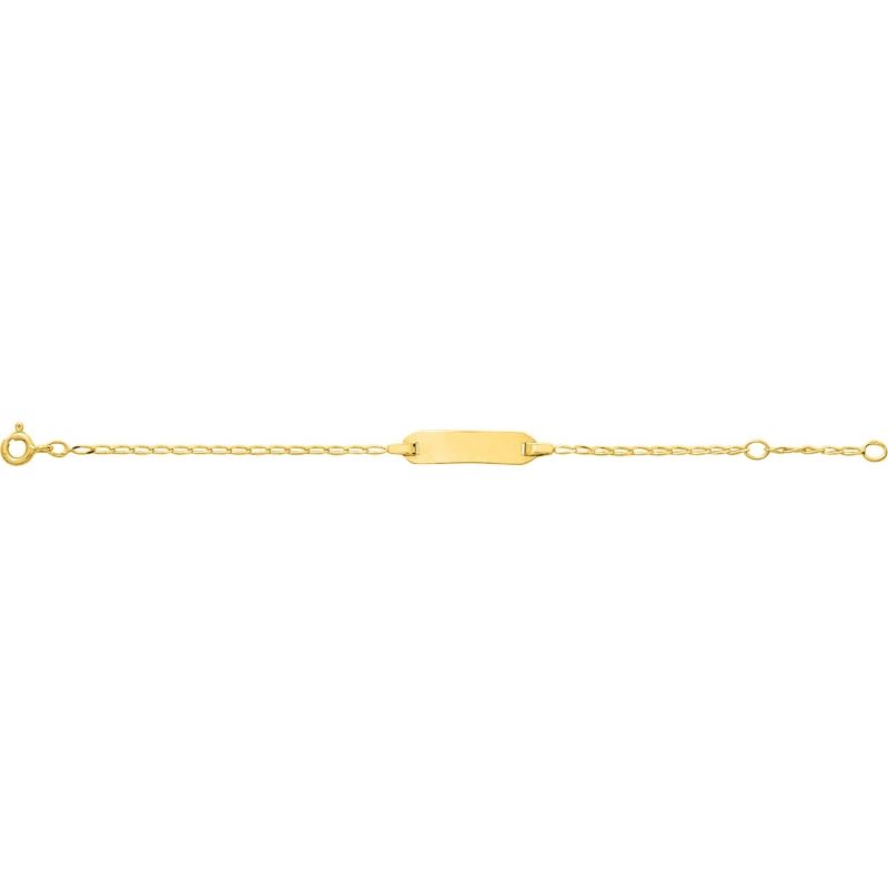 Pulsera niño 9Kt Oro Amarillo 753450.13 Talla 13 Lua blanca