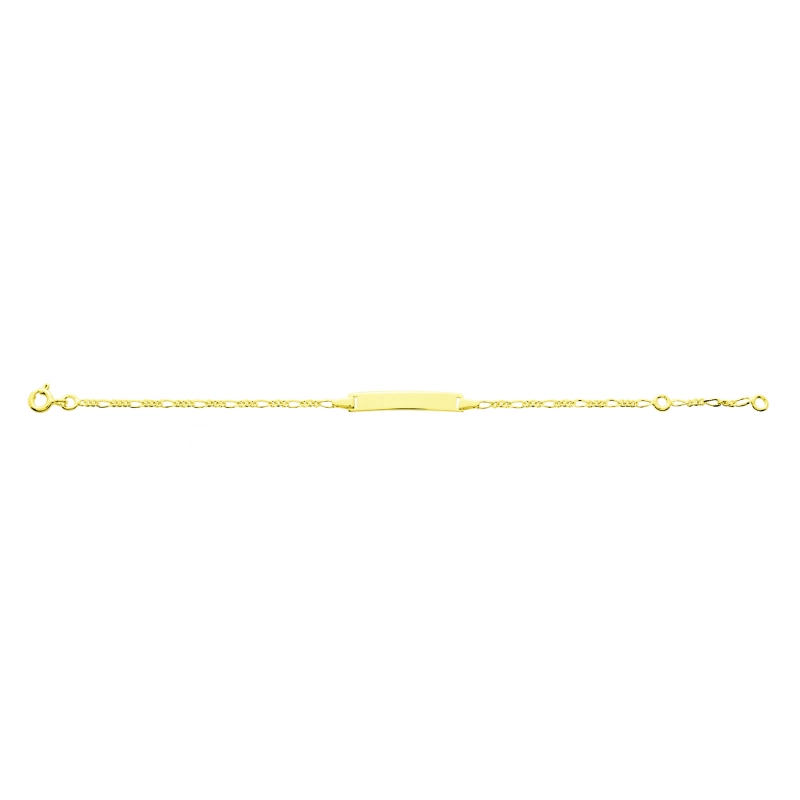 Pulsera niño 9Kt Oro Amarillo 753466.0.14 Talla 14 Lua blanca